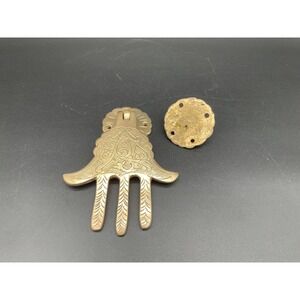 Vintage Brass Hamsa‎ Hand Door Knocker Moroccan Hand of Fatima Hardware